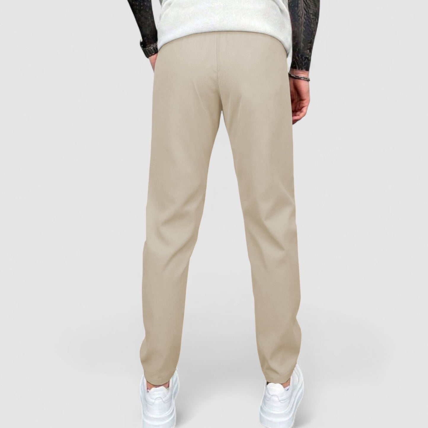 Lucas | Men's Comfortable Adjustable Stretch Trousers with Pockets