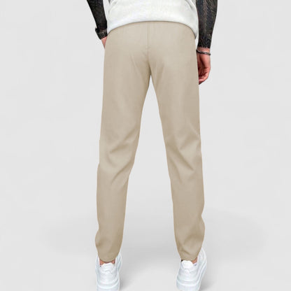 Lucas | Men's Comfortable Adjustable Stretch Trousers with Pockets