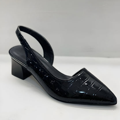 Lynn | Women's Cushioned Pointed-Toe Cozy Orthopedic Heels with Arch Support