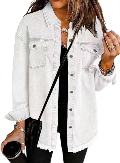 Roxane | Relaxed Classic Everyday Denim Jacket with Pockets