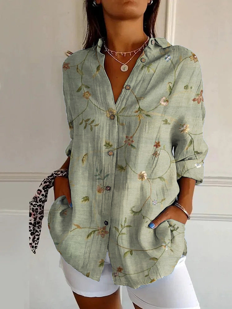 Milah | Women's Elegant Button-Up Shirt