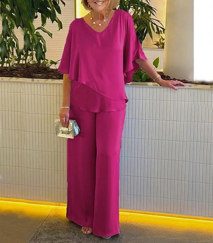 Martha | Women's Effortless Wide-Leg Set
