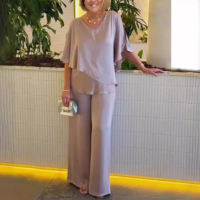 Martha | Women's Effortless Wide-Leg Set