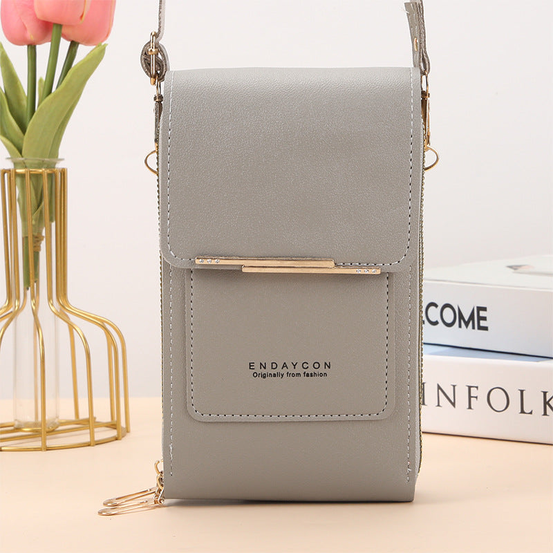 Cora | Chic Touch Screen Messenger Bag for Mobile Phones