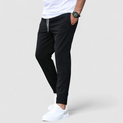 Lucas | Men's Comfortable Adjustable Stretch Trousers with Pockets