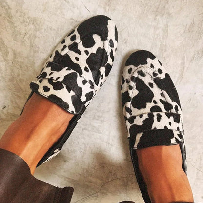 Women's Slip-On Elegant Animal Print Loafers