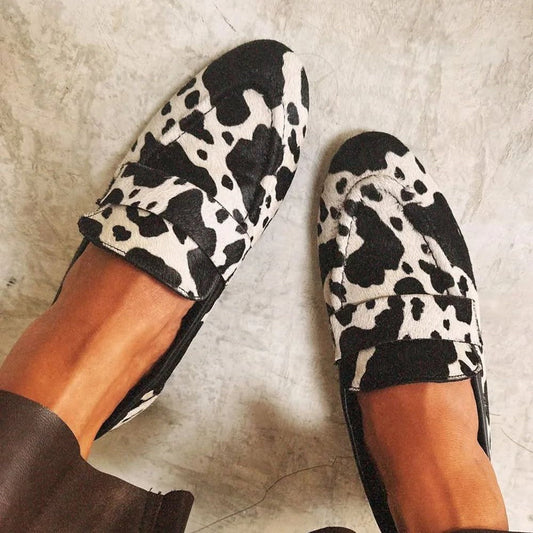 Women's Slip-On Elegant Animal Print Loafers