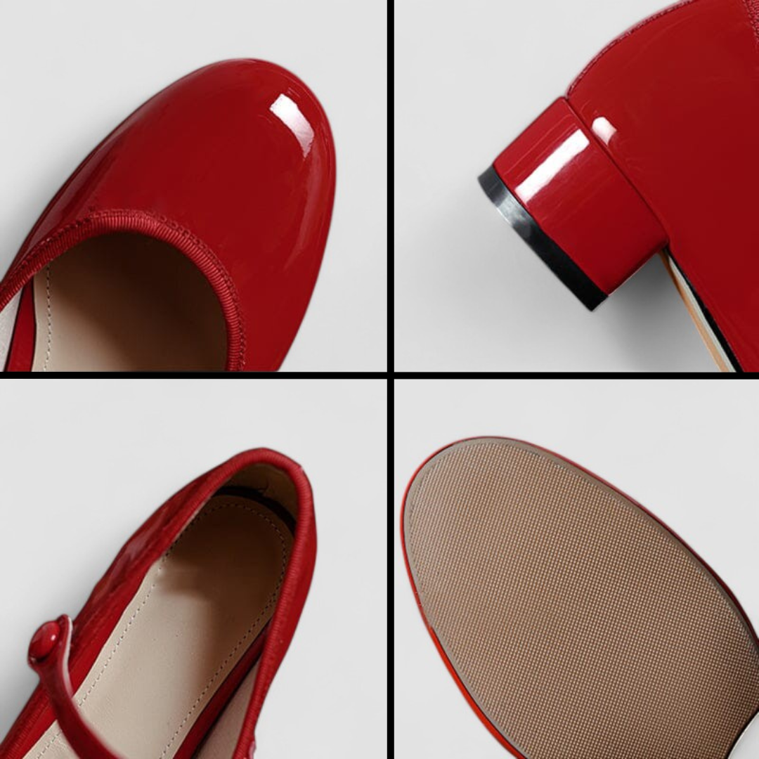 Mayzhera | Women's Cushioned Buckle Orthopedic Mary Jane Shoes