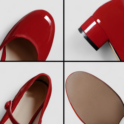 Mayzhera | Women's Cushioned Buckle Orthopedic Mary Jane Shoes