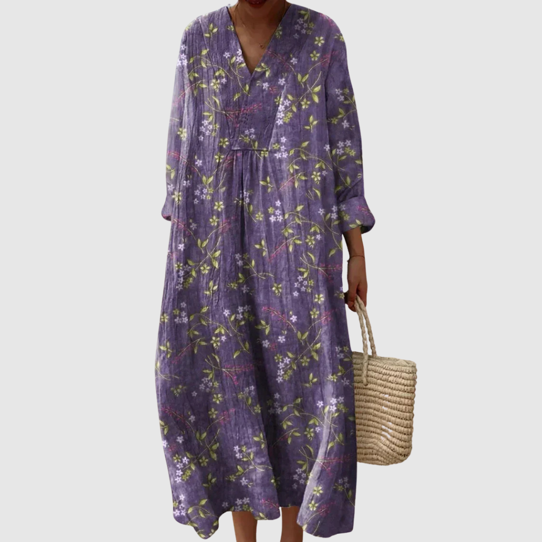 Ella | Women's Relaxed Blossom Midi Dress