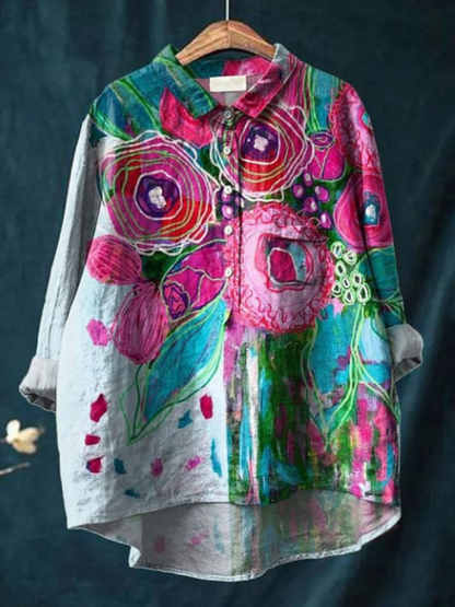 Hippie | Longline Peace Art Shirt