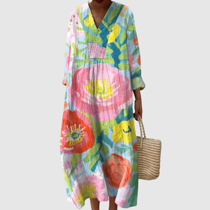 Chloe | Women's Relaxed Blossom Midi Dress