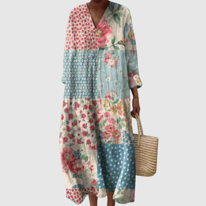 Emma | Women's Abstract Midi Dress