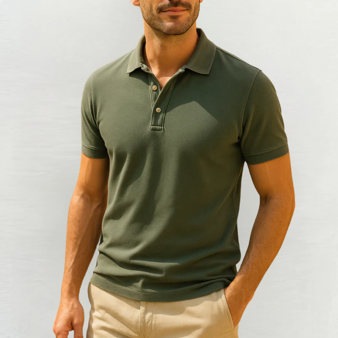 Dario | Men's Summer Polo with Short Sleeve
