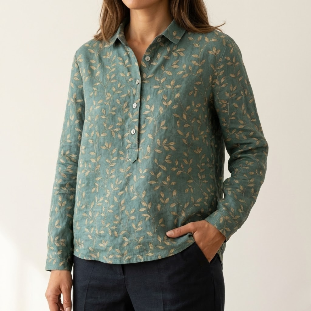 Tiziana | Women's Longline Patterned Shirt