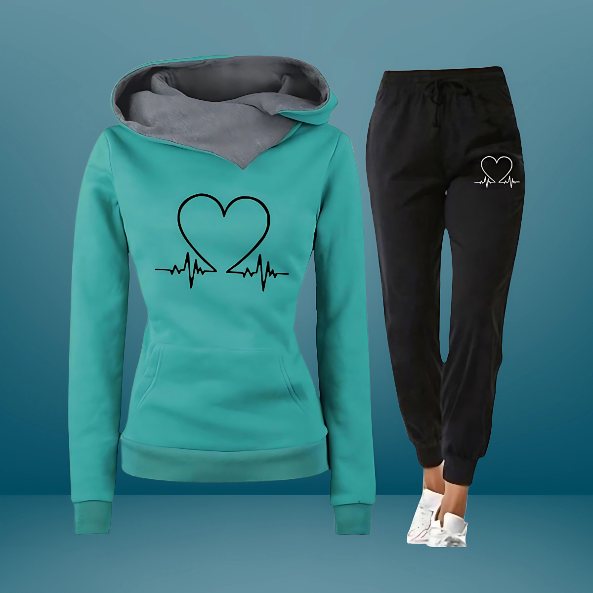Heartbeat | Women's Tracksuit with Long Sleeve