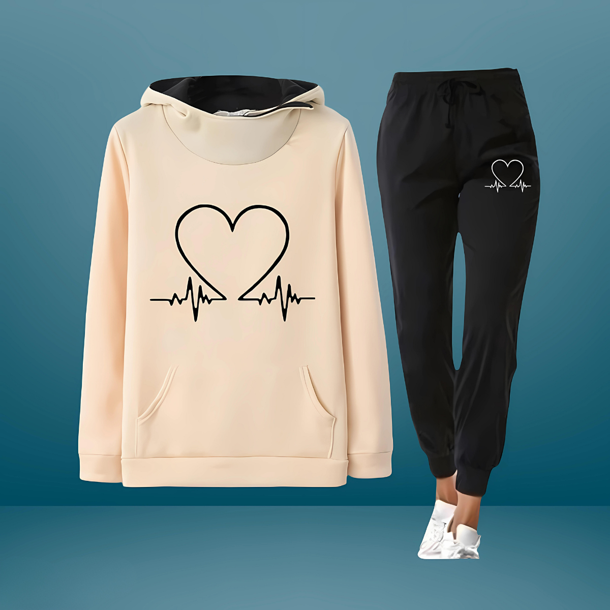 Heartbeat | Women's Tracksuit with Long Sleeve