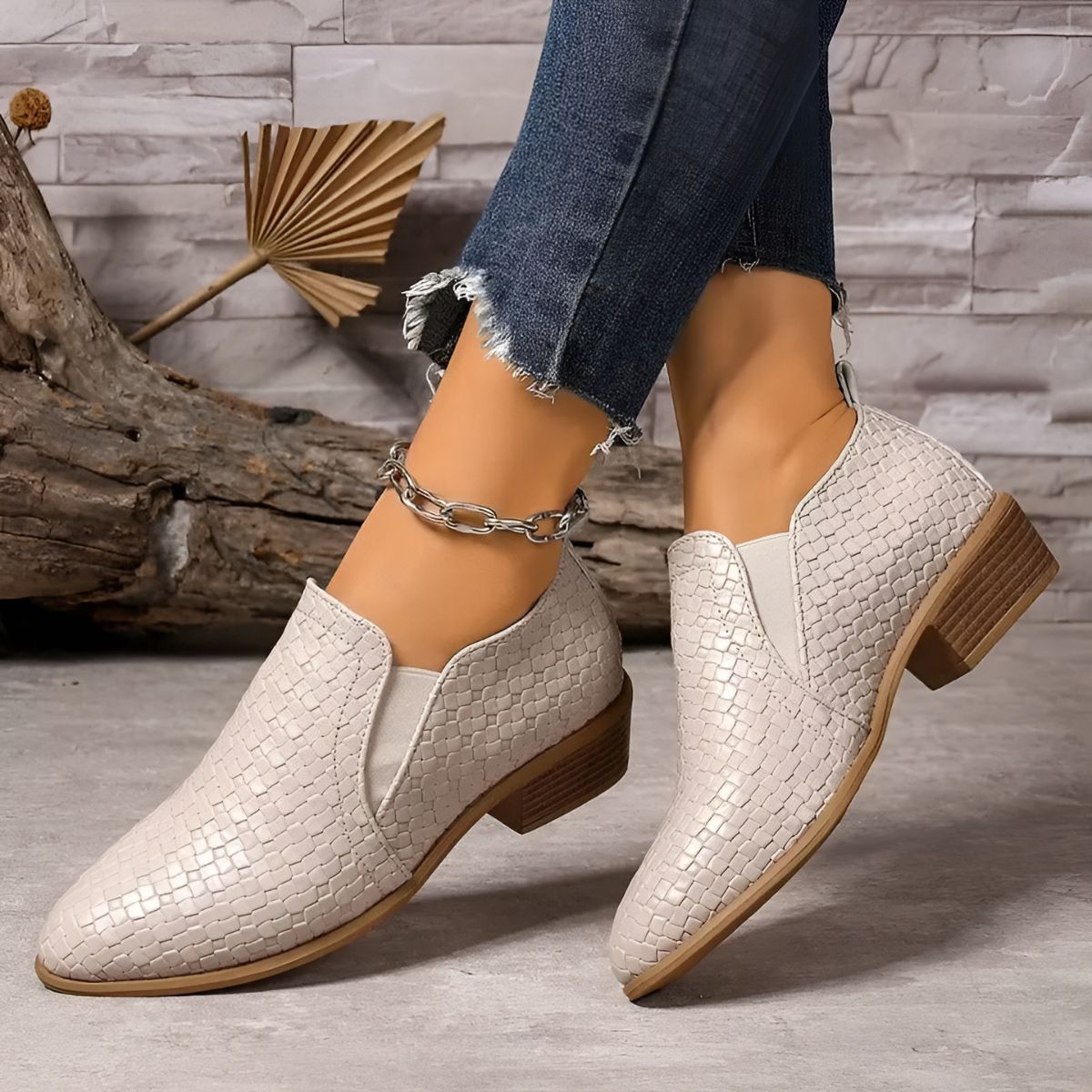 Alexa | Women's Cushioned Lace-Up Comfort Oxford Shoes