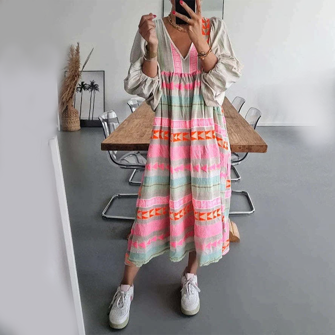 Jessenia | Women's Comfortable Boho Maxi Dress