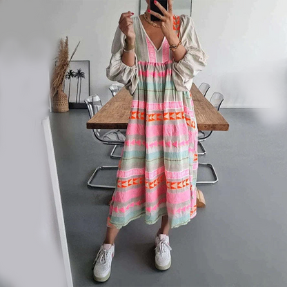 Jessenia | Women's Comfortable Boho Maxi Dress