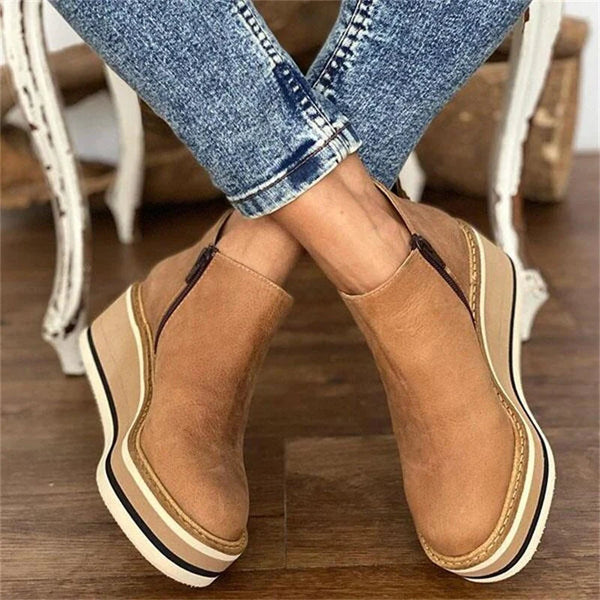 Deborah | Women's Cushioned Slip-On Stylish Elegant Boots