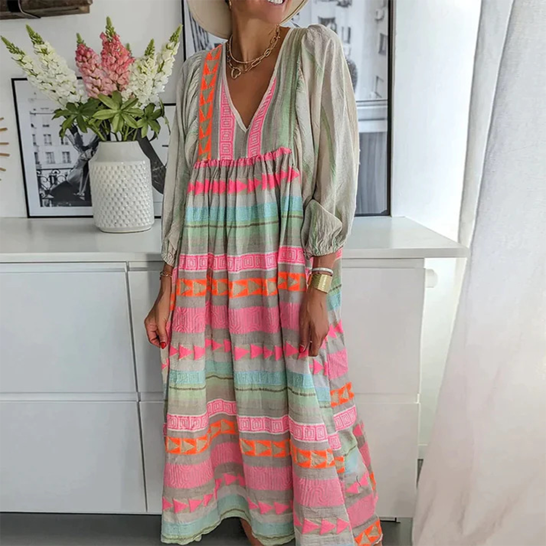 Jessenia | Women's Comfortable Boho Maxi Dress