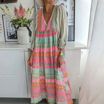 Jessenia | Women's Comfortable Boho Maxi Dress