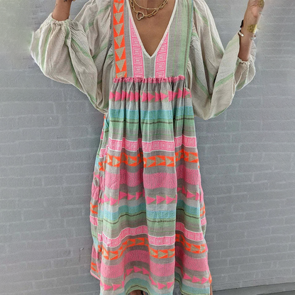 Jessenia | Women's Comfortable Boho Maxi Dress