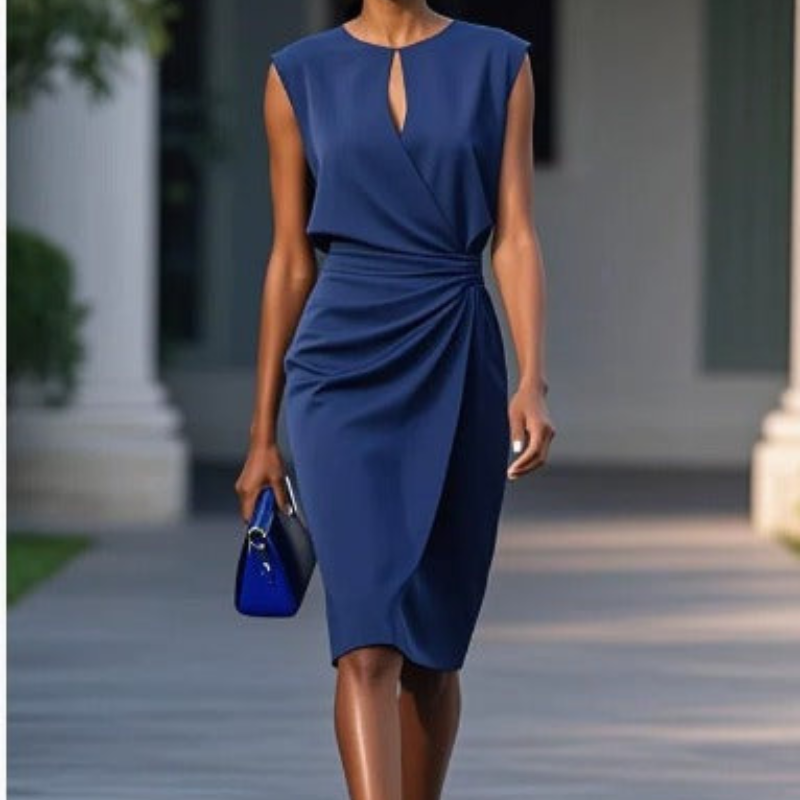 Erna | Women's Floral Elegant Midi Dress for Every Occasion