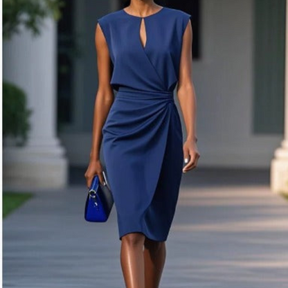 Erna | Women's Floral Elegant Midi Dress for Every Occasion