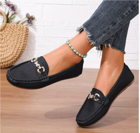 Lara | Women's Cushioned Slip-On Classic Loafer