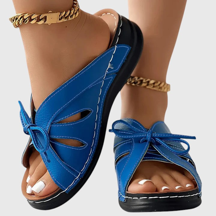 Selene | Women's Cushioned Open-Toe Comfortable Sandals with Arch Support and Cut-Out