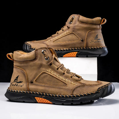 Moritz | Men's Orthopedic Lace-Up High Top Shoes with Arch Support
