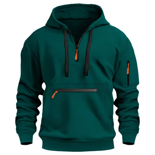 AlpenNord | Hooded Zip-Up Sweatshirt with Hooded