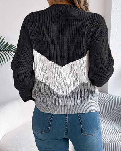 Chloe | Women's The Chevron Jumper with Long Sleeve