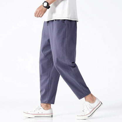 Kyoto | Women's Cropped Trousers with Drawstring