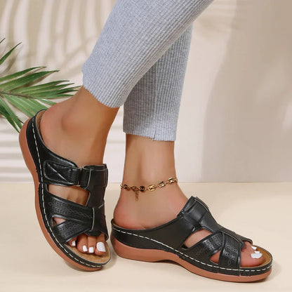 Orthopedic Open-Toe Toby Comfort Step Sandals with Arch Support