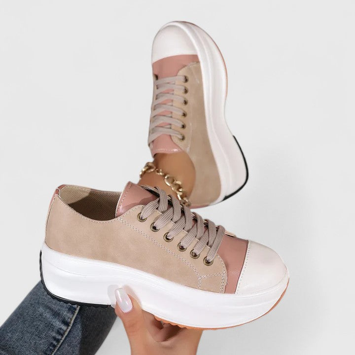 Daniela | Women's Cushioned Lace-Up Trendy Orthopedic Shoes with Arch Support