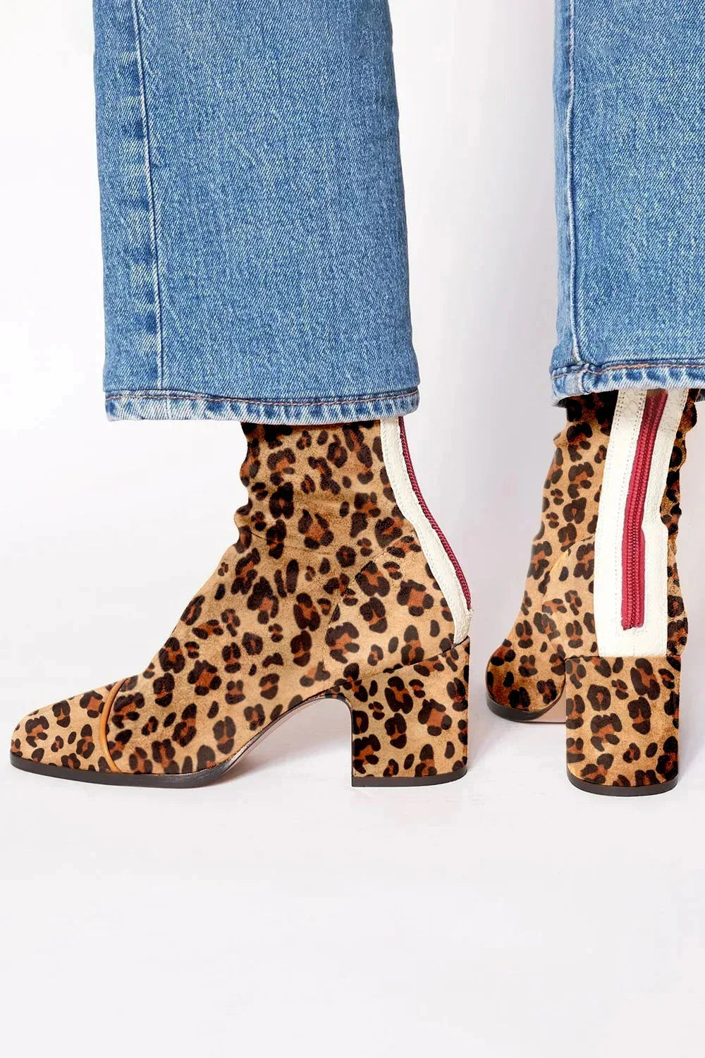 Suave | Women's Cushioned Square-Toe Stylish Comfort Ankle Boots with Arch Support