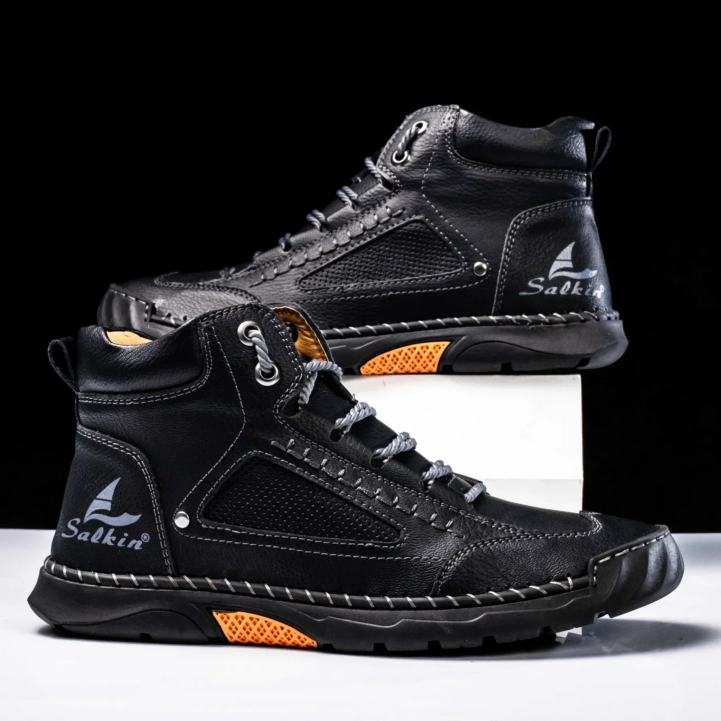 Moritz | Men's Orthopedic Lace-Up High Top Shoes with Arch Support