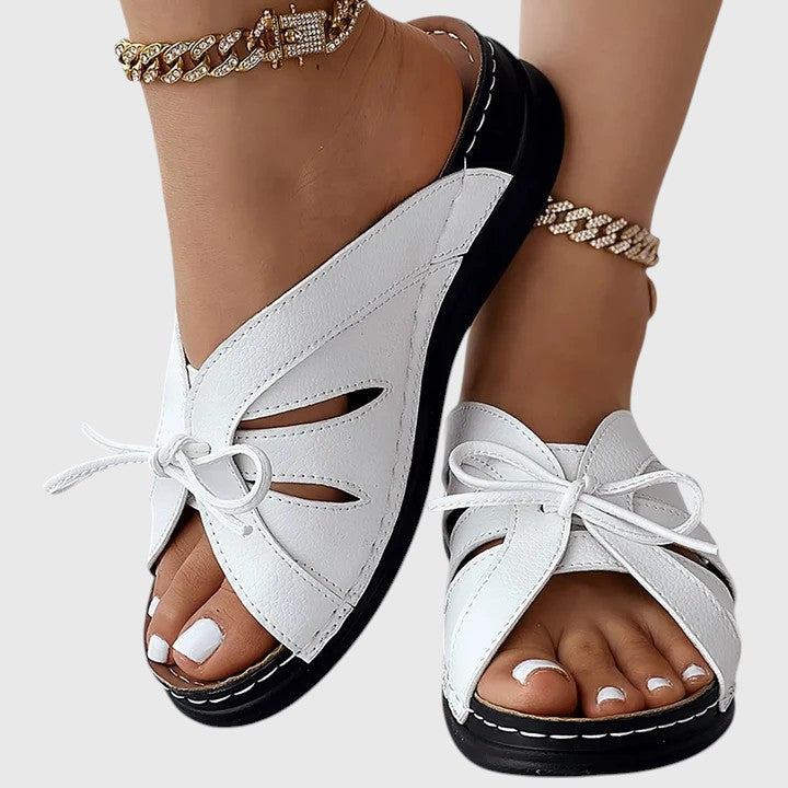 Selene | Women's Cushioned Open-Toe Comfortable Sandals with Arch Support and Cut-Out