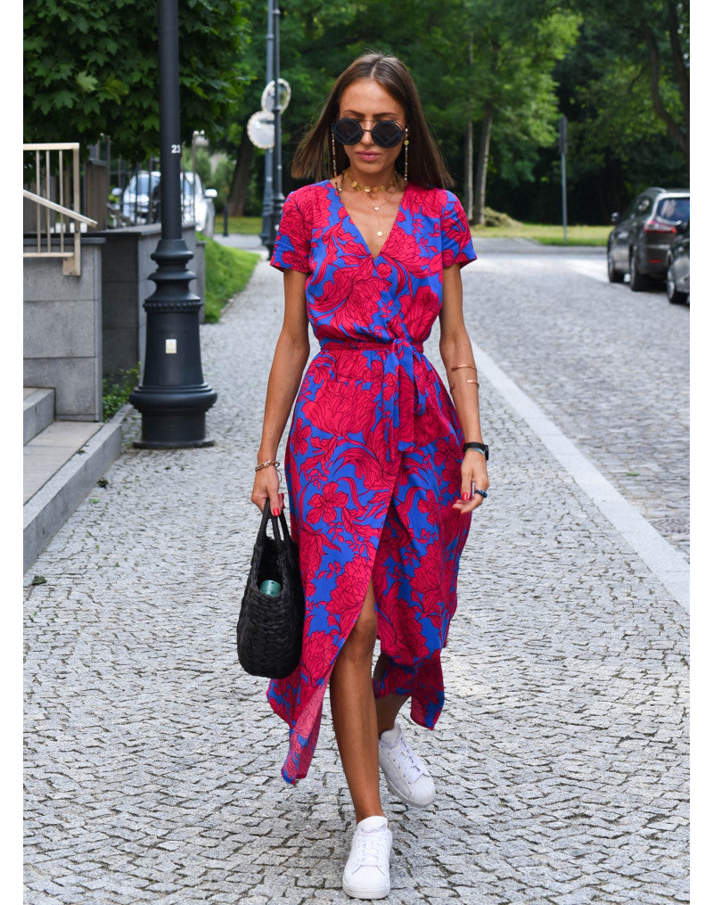 Leanne | Women's Elegant Tummy Covering Midi Dress