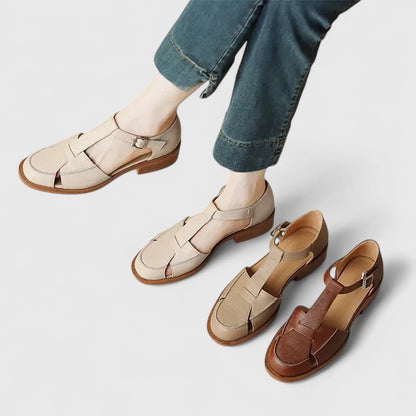Thalina | Women's Cushioned Open-Toe Elegant Mary Jane Sandals