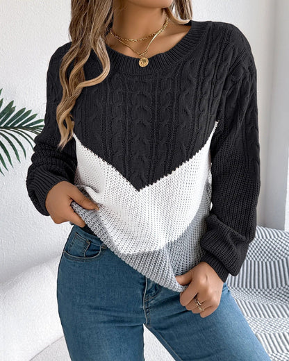 Chloe | Women's The Chevron Jumper with Long Sleeve