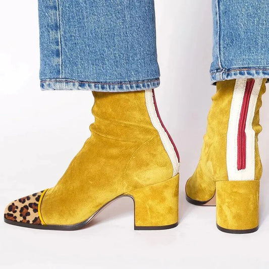 Ari | Women's Cushioned Square-Toe Elegant Boots