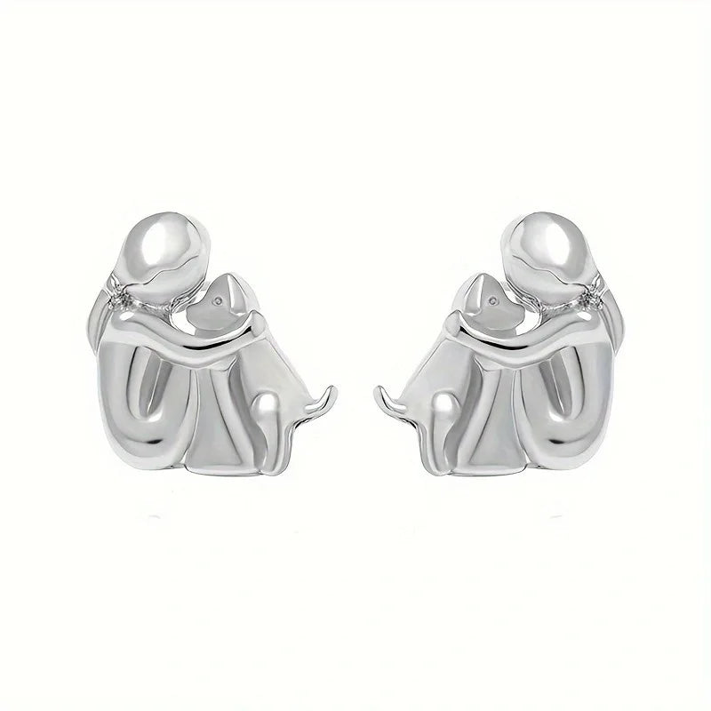Lisa Dog-Themed Icon Earrings