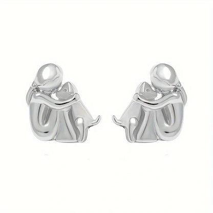 Lisa Dog-Themed Icon Earrings