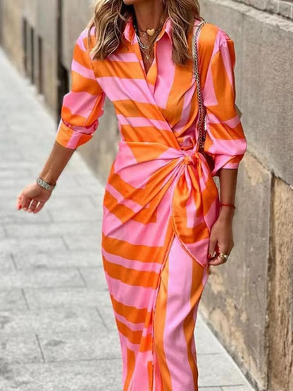 Rita | Women's Eye-catching Printed Wrap Dress