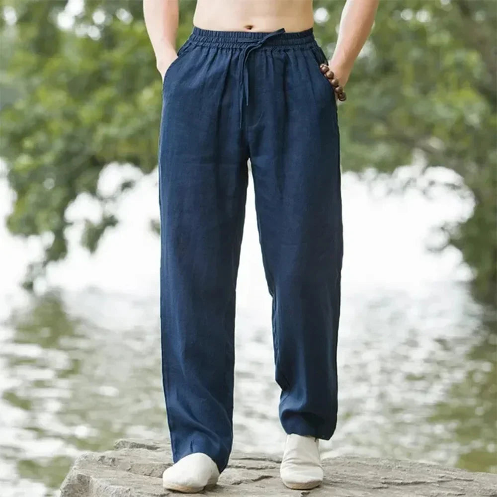 Noor | Men's Zen Trousers with Drawstring