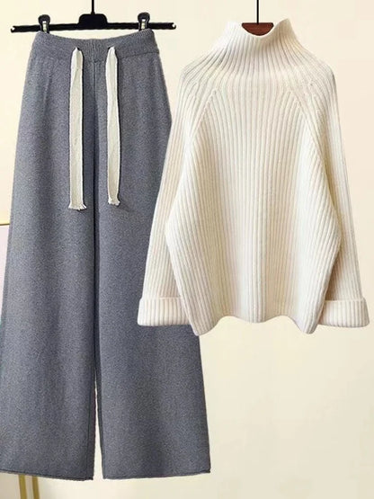 Cheryl | Women's Cozy Autumn-Winter Knitwear Set with Drawstring